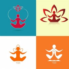 标志设计瑜伽馆会所标志logo设计