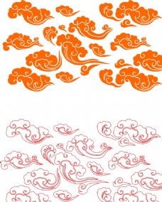 中国风设计祥云图案