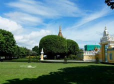 柬埔寨皇宫一角