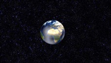 地球旋转动画（含C4D源文件）