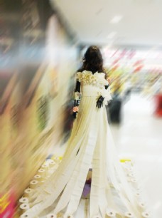 创意婚纱创意超市布置