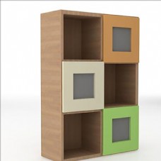 家具模型儿童房家具3D模型