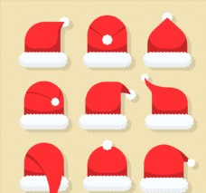 9款创意红色圣诞帽