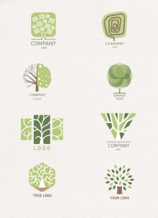 绿色环保绿色植物环保设计图案