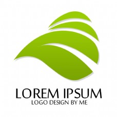环保叶子logo设计