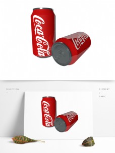 3D可乐罐可商用元素