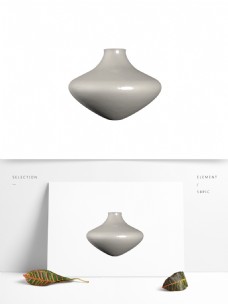 C4D生活用品装饰瓶白色瓷器花瓶摆件罐子