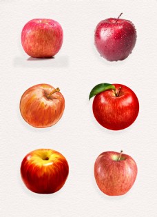 设计素材美味营养红苹果素材设计