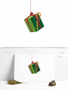 节日礼物圣诞节礼物礼盒节日装饰元素可商用