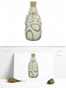 装饰用品个性花纹艺术装饰瓶子生活用品咖啡摆件元素