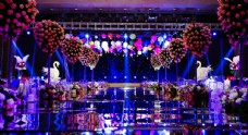 结婚布置婚礼跟拍婚礼布置灯光舞台效果