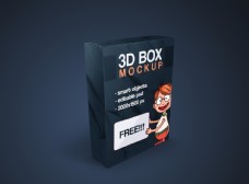 3D盒子样机