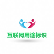 互联网社交类标识logo交友logo