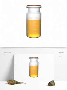 玻璃瓶烧杯液体饮料罐子瓶子写实