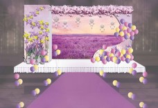 紫色薰衣草舞台区