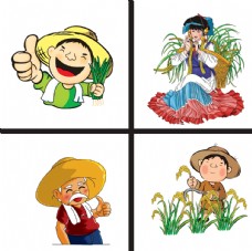 农民卡通插画