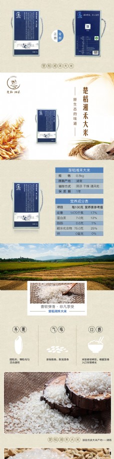 原创大米产品详情图