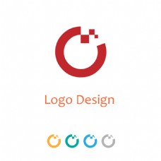 科技标志简约互联网科技logo标签标志