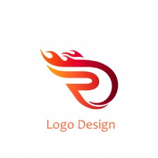 科技工业工业类火红logo科技logo游戏