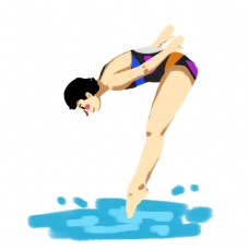 女子运动运动会奥运会项目女子跳水比赛