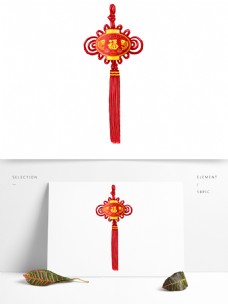 商用手绘中国风中国结手工喜庆节日素材