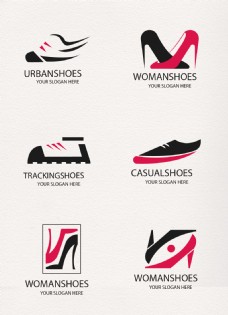 时尚创意鞋子标志设计