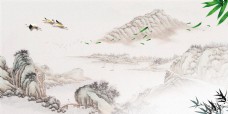 水墨中国风古风水墨背景传统文化背景