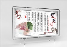 中医理疗艾灸宣传展板