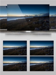 唯美冰岛自然风光视频素材