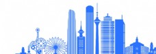 建筑标志天津剪影标志建筑图