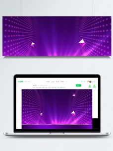 广告素材2019年度盛典梦幻紫色广告背景素材