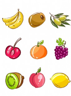卡通菠萝卡通水果