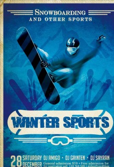 冬季运动海报