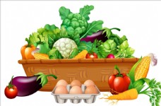 健康饮食绿色有机蔬菜