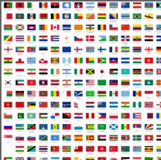 韩国世界各国国旗