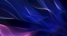 发光粒子蓝紫色炫光光线唯美特效