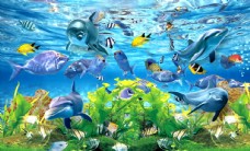 景观设计3D海底景观