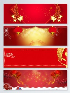 传统中国年春节新年banner背景