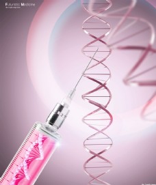 DNA概念海报