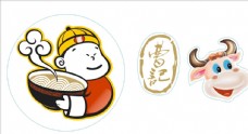 曹记牛肉面logo