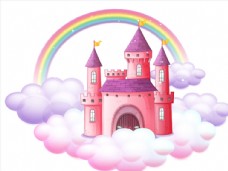 墙纸彩虹城堡