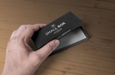 黑色铅笔盒包装样机