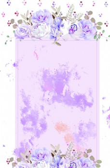 春季创意紫花