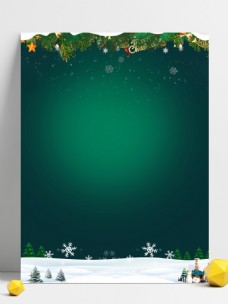 绿色圣诞节主题促销背景设计