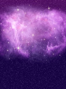 紫色浪漫星空宇宙太空背景