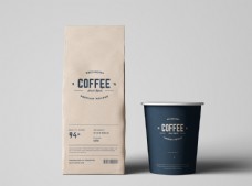 咖啡杯咖啡豆包装袋