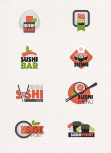 日本设计创意8组日本寿司标志设计