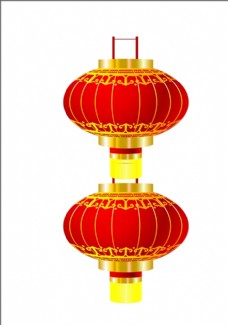 传统节日文化矢量灯笼