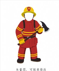 造型人物消防人物造型牌
