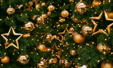 饰角圣诞树装饰灯饰五角星节日气氛